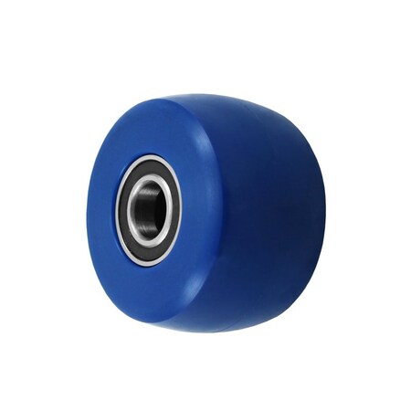 Durastar Wheel; 3 X 1 13/16 Solid Polyurethane(Crowned; Blue);Dbl 6003 Precisio 3113SPU63L